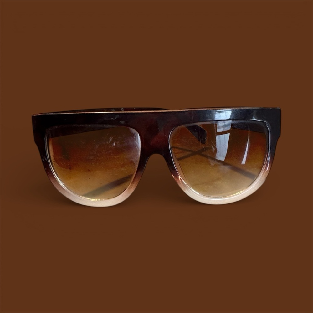 Chic Gradient Brown Sunglasses